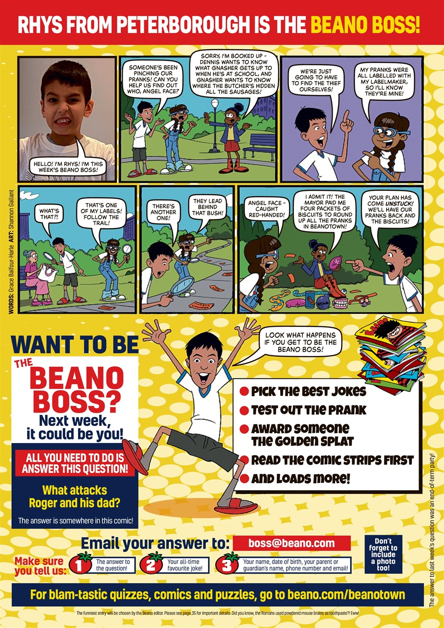 Beano Preview Pages