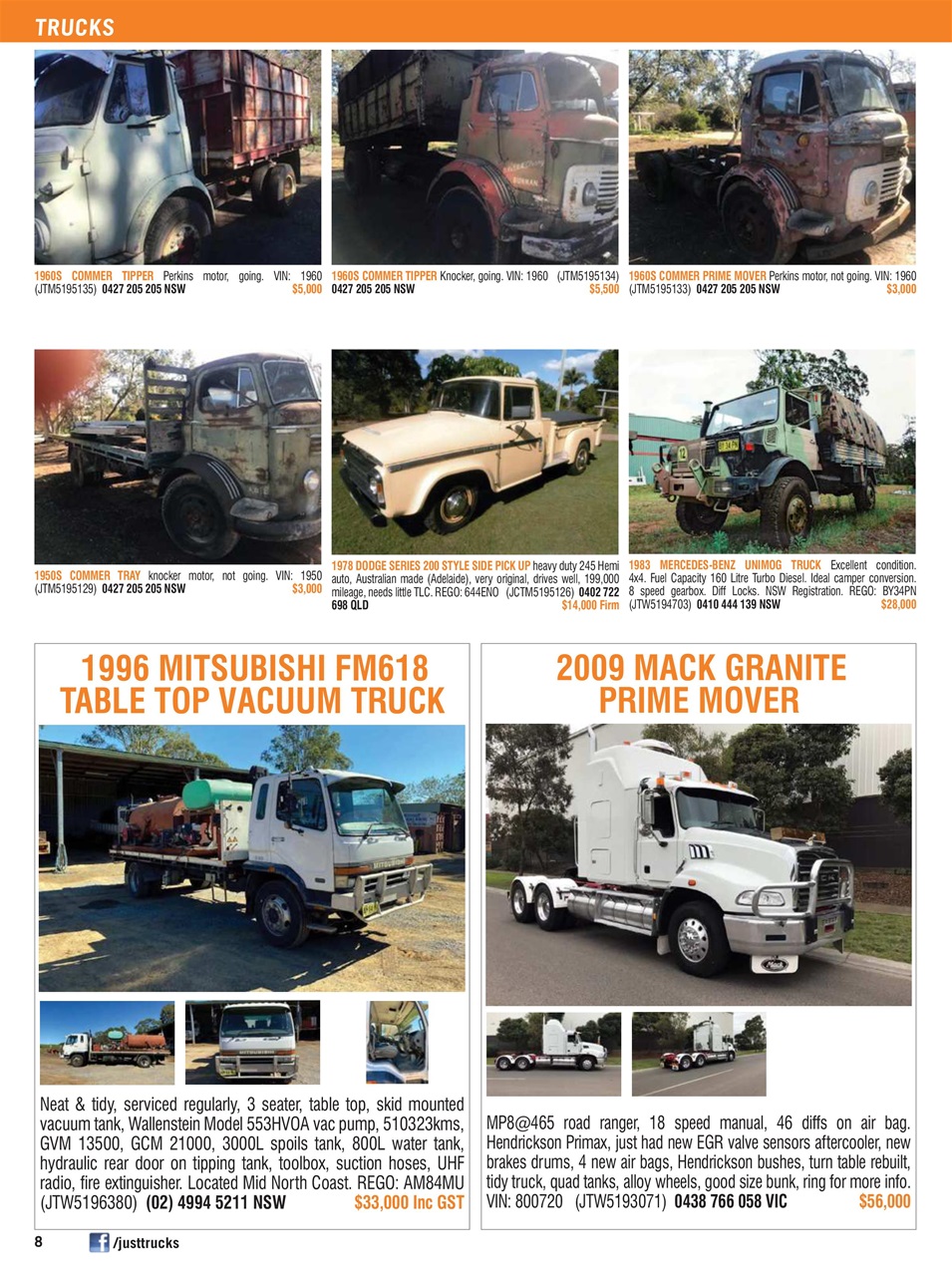 JUST TRUCKS Preview Pages
