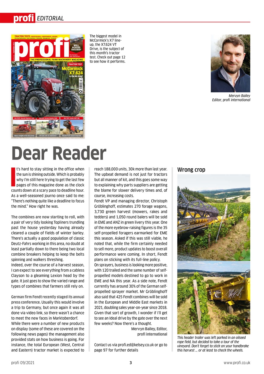 Profi International Preview Pages