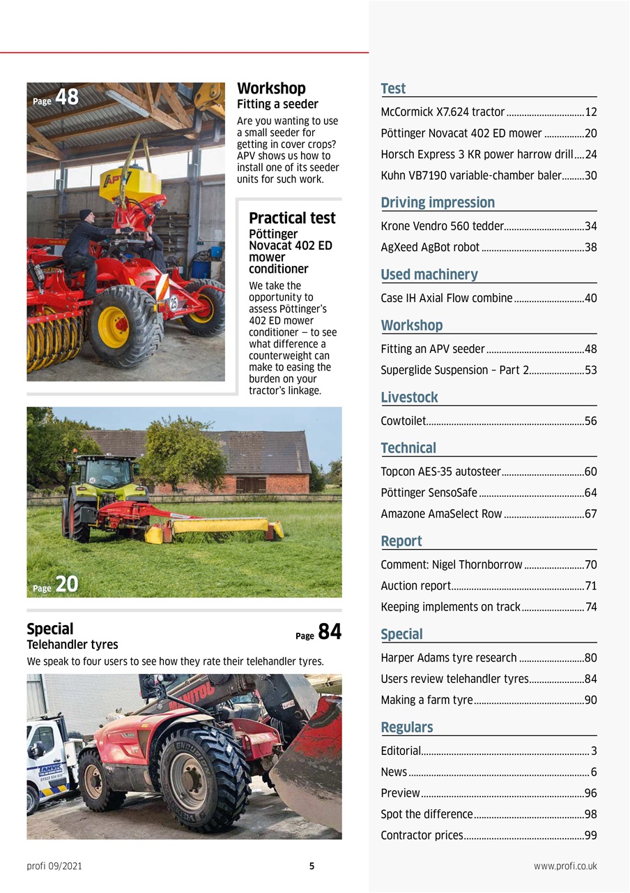 Profi International Preview Pages