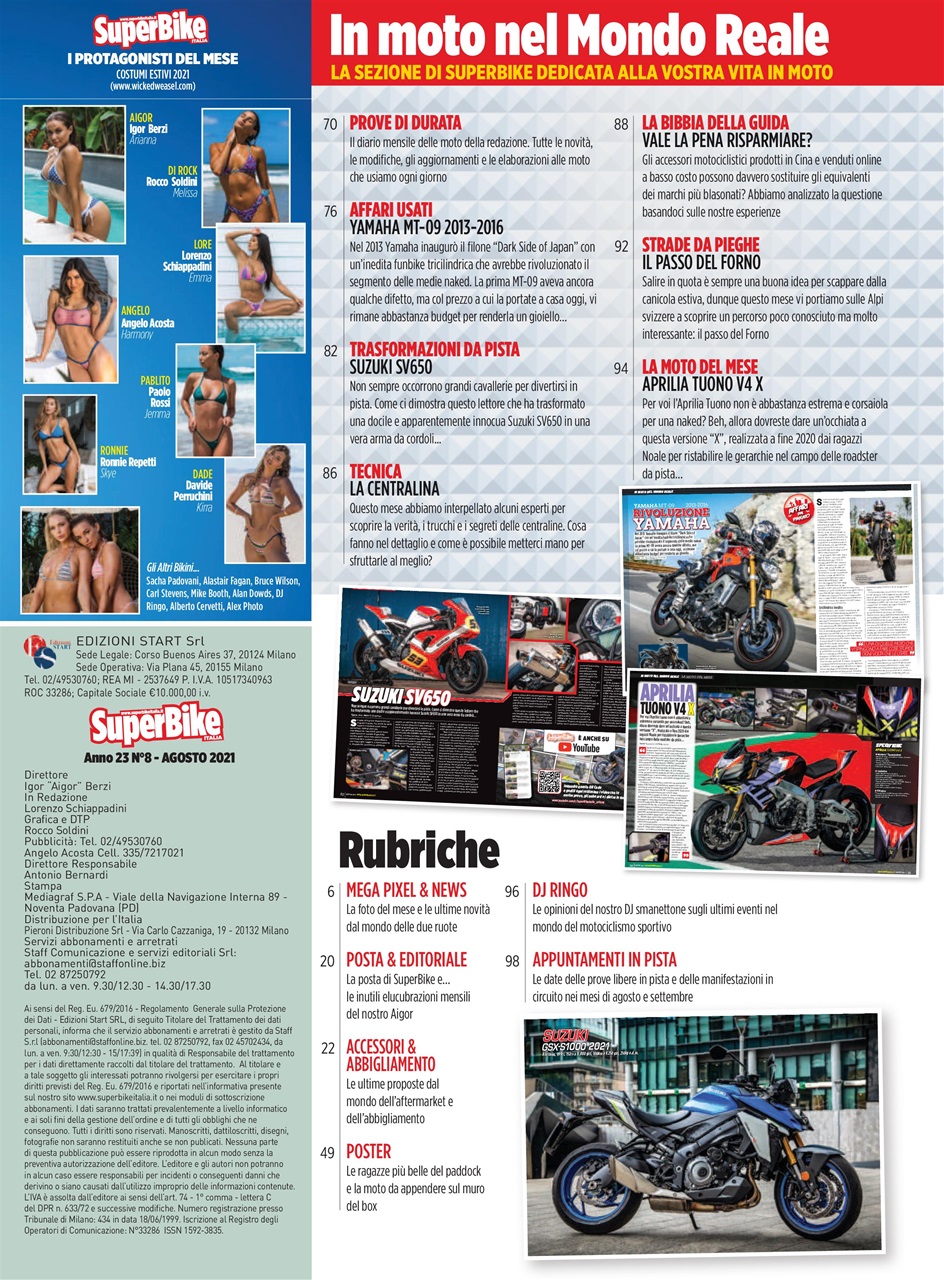 Superbike Italia Preview Pages
