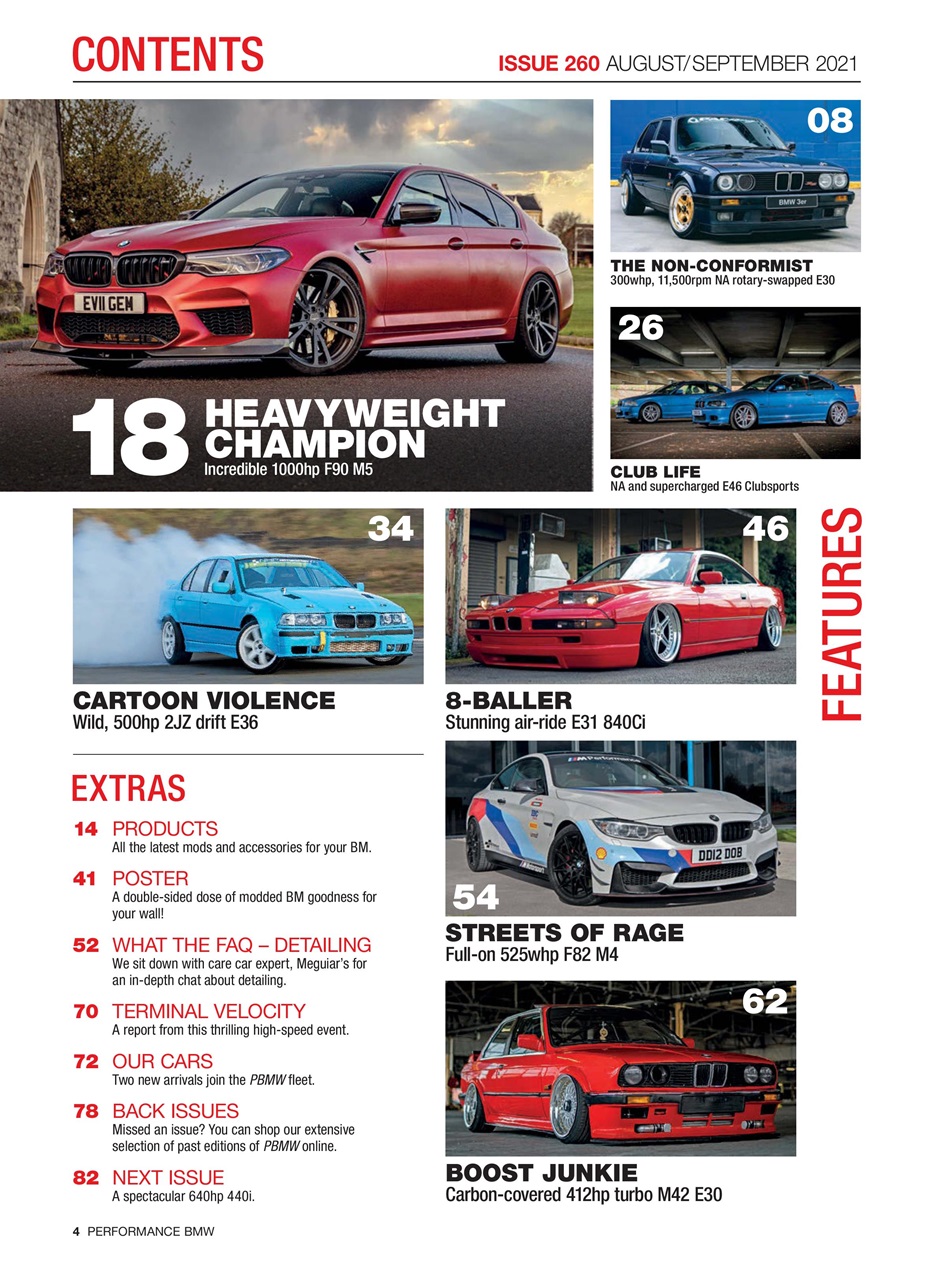 Performance BMW Preview Pages