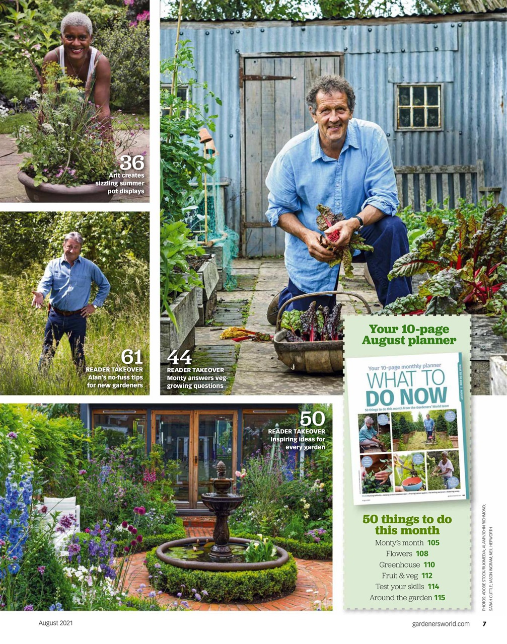BBC Gardeners’ World Magazine Preview Pages