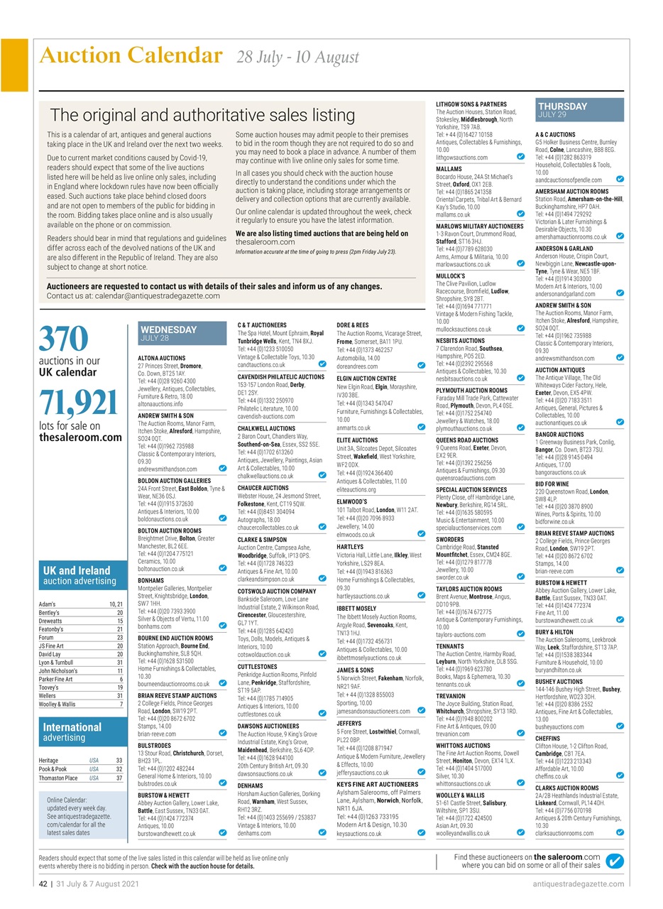 Antiques Trade Gazette Preview Pages