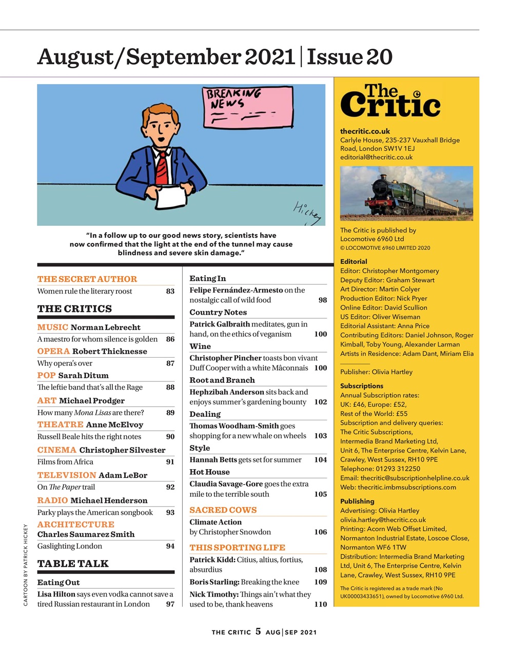 The Critic Preview Pages