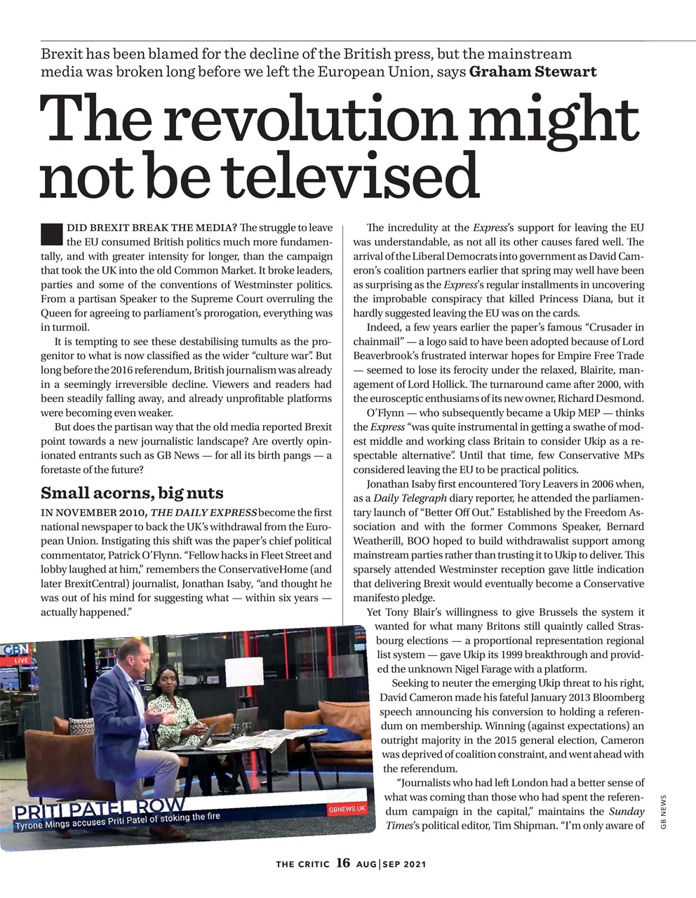 The Critic Preview Pages