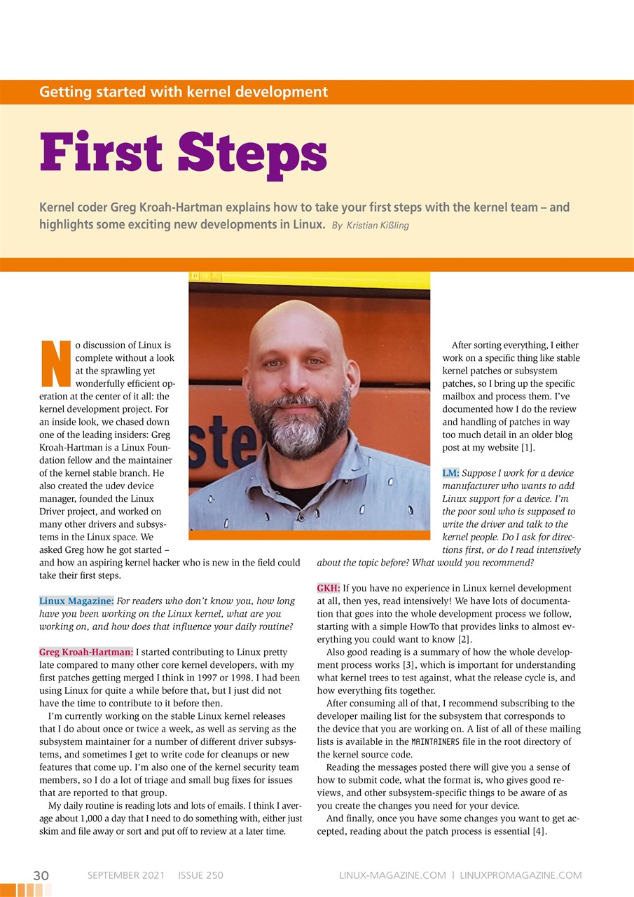 Linux Magazine Preview Pages