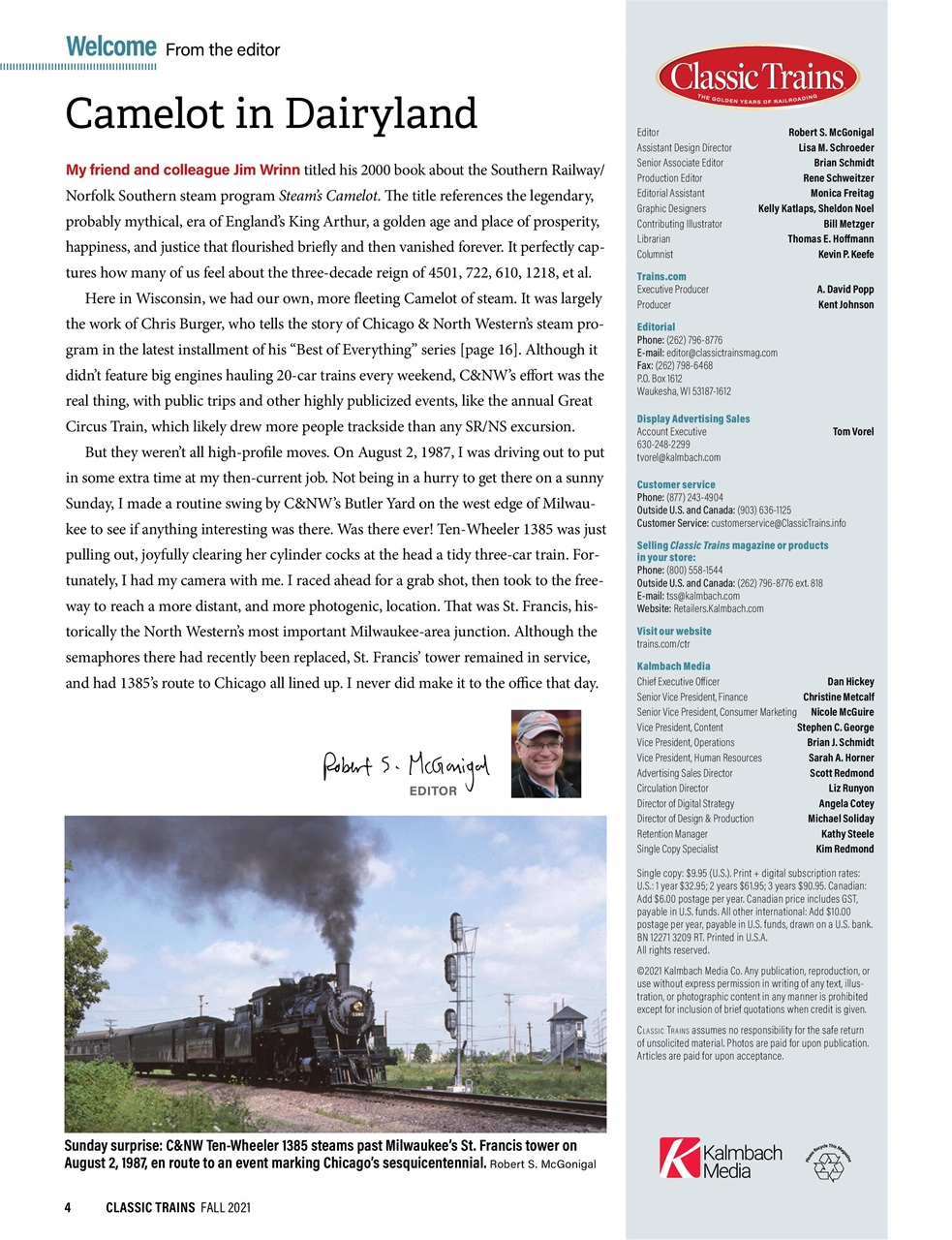 Classic Trains Preview Pages