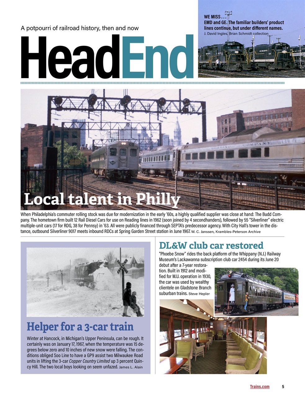 Classic Trains Preview Pages