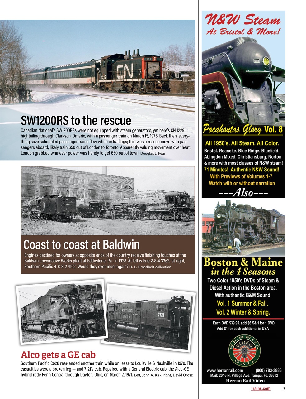 Classic Trains Preview Pages