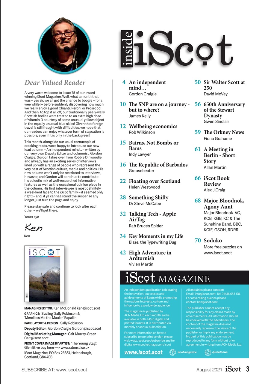 iScot Magazine Preview Pages