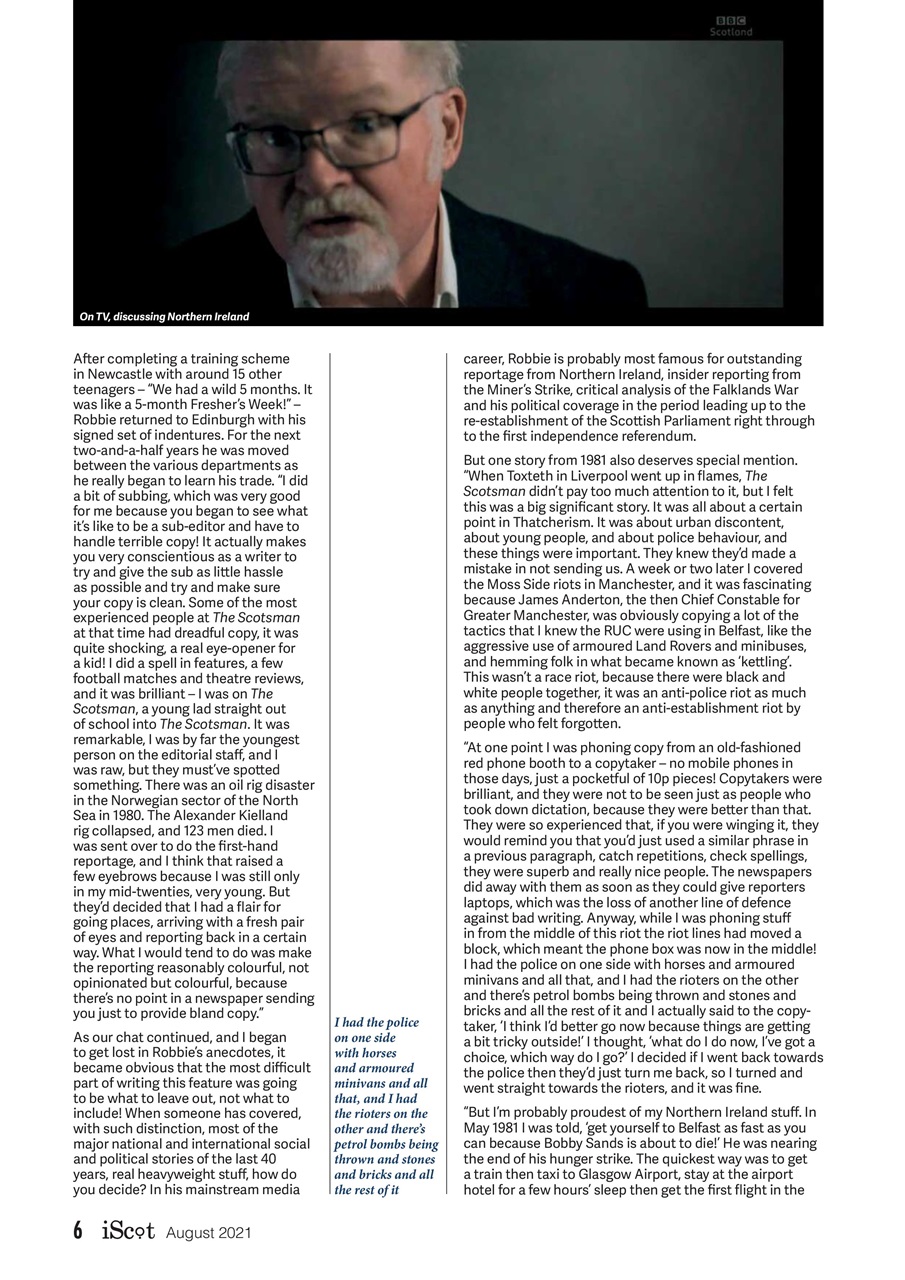 iScot Magazine Preview Pages