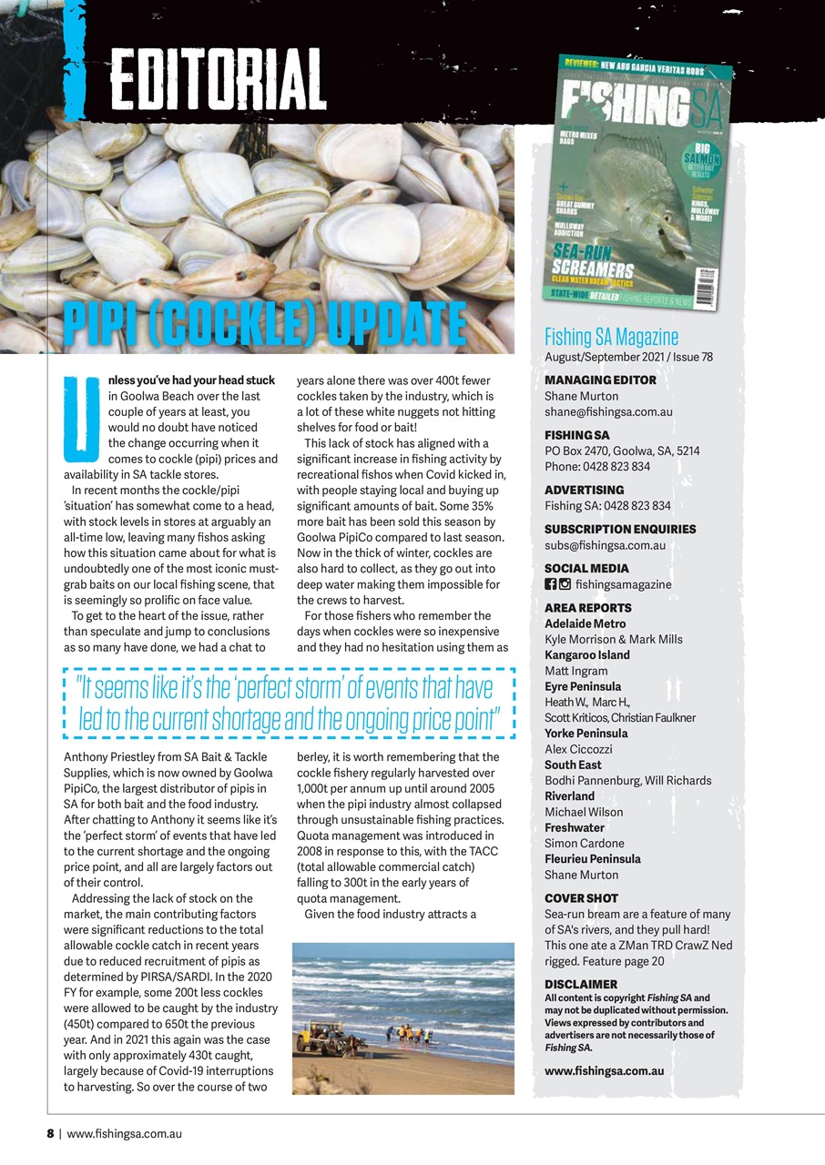 Fishing SA Preview Pages