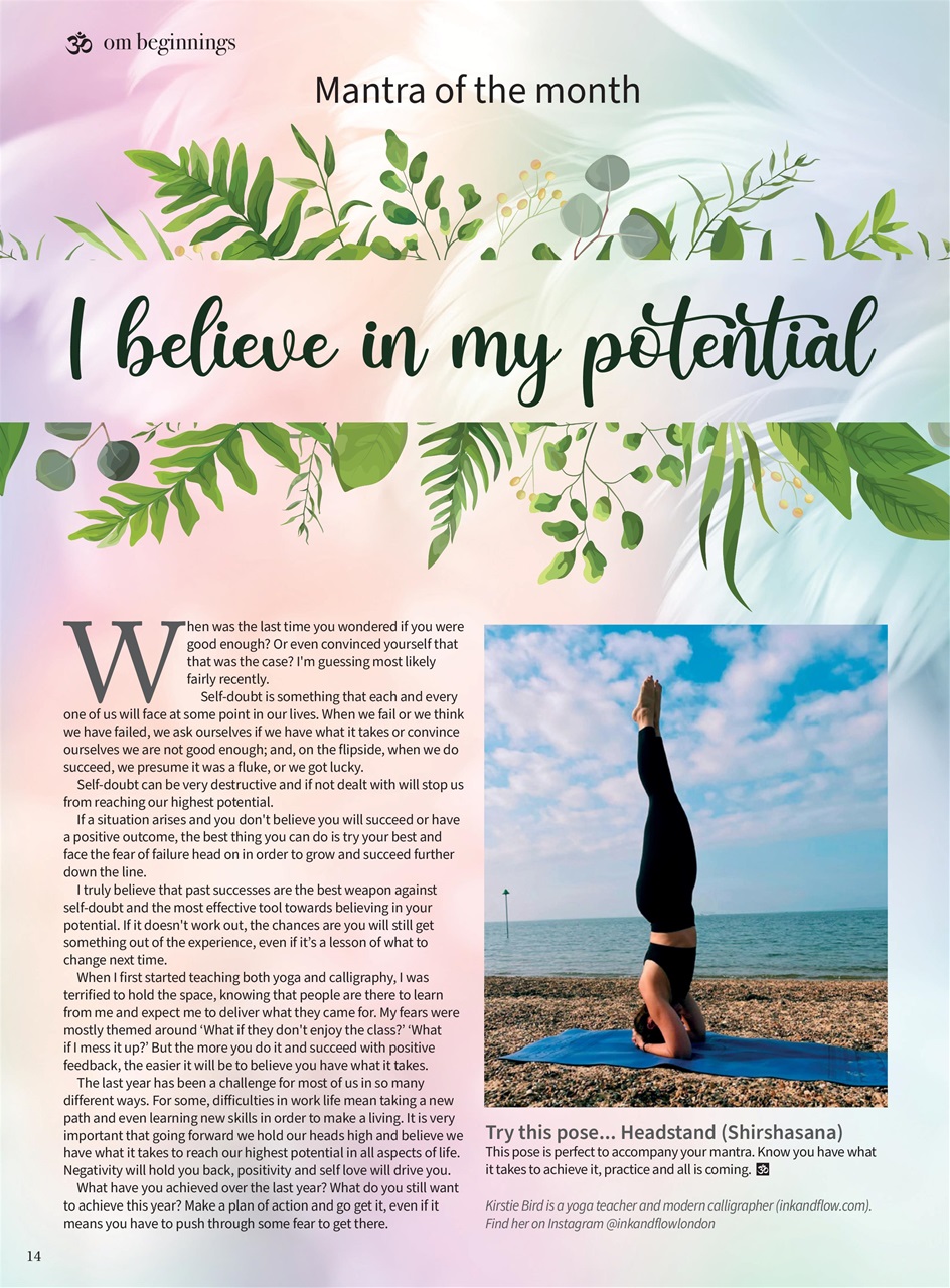 OM Yoga Magazine Preview Pages