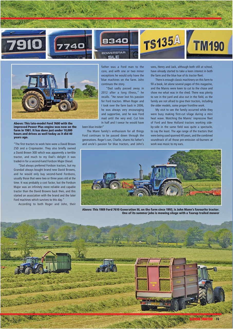 Classic Tractor Preview Pages