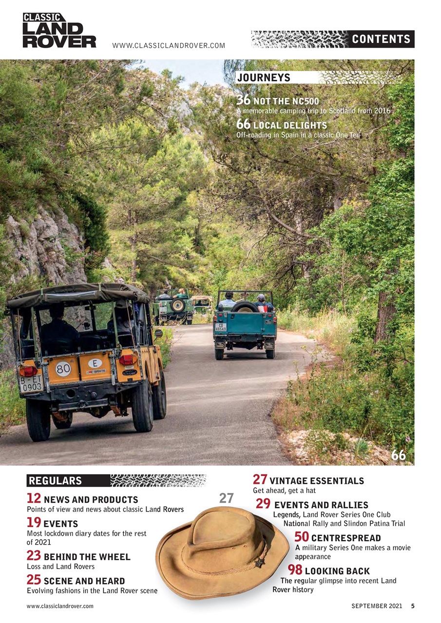 Classic Land Rover Magazine Preview Pages