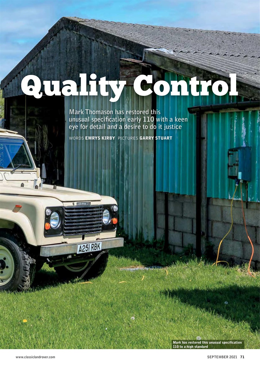 Classic Land Rover Magazine Preview Pages