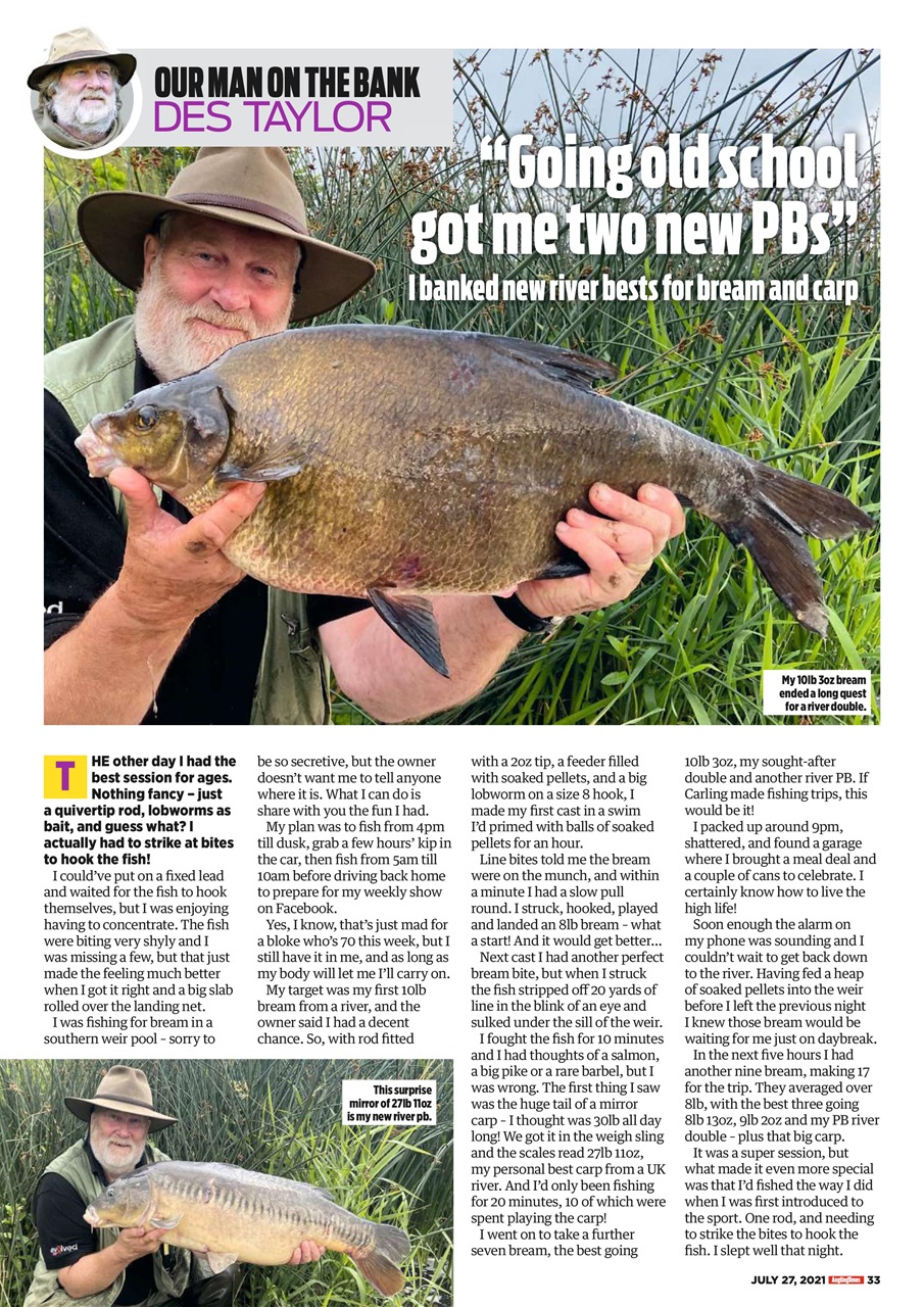 Angling Times Preview Pages
