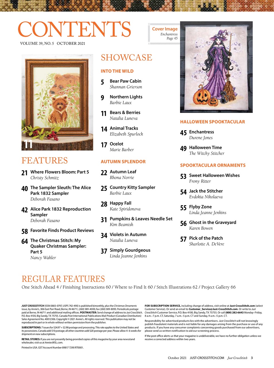 Just CrossStitch Preview Pages