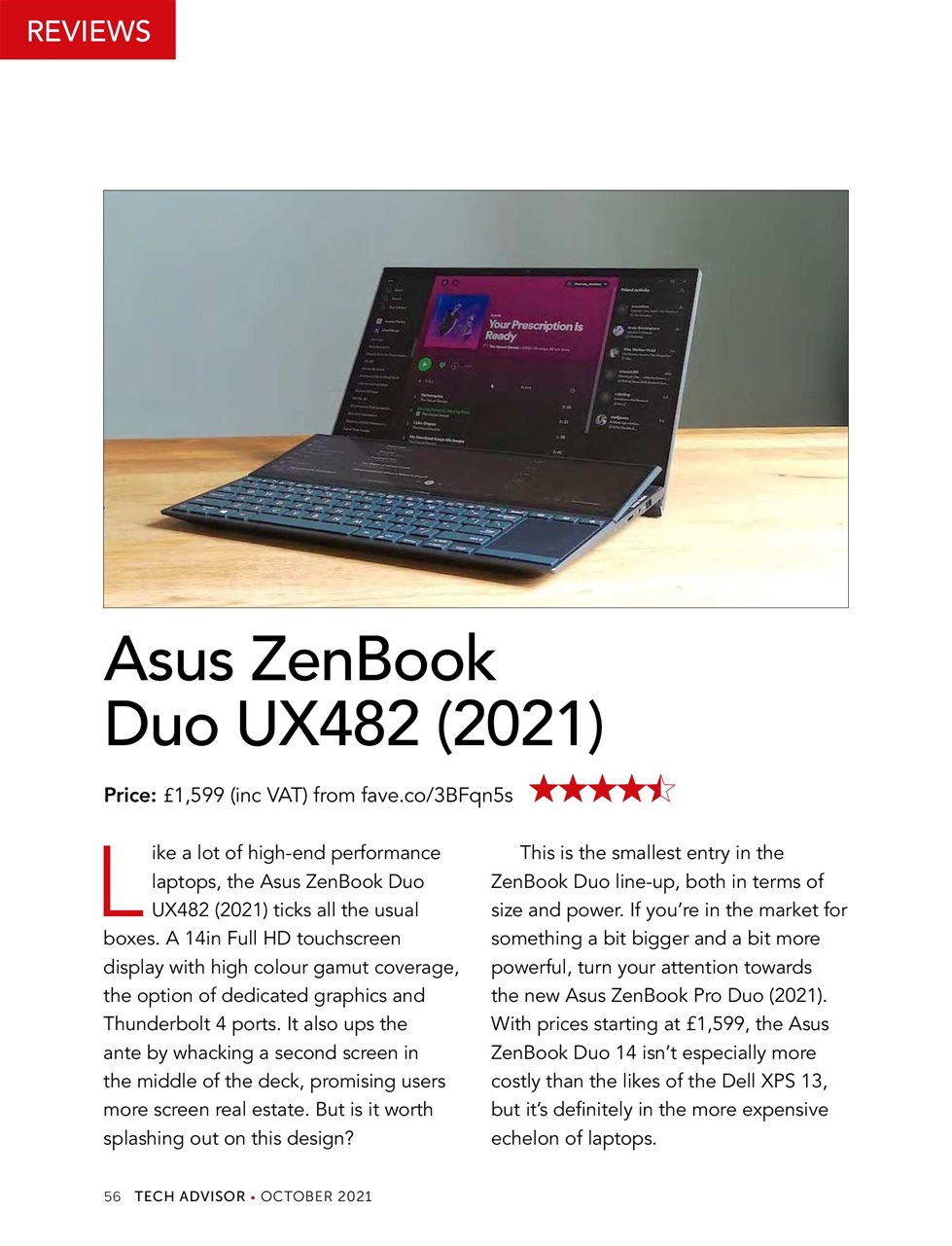 Tech Advisor Preview Pages