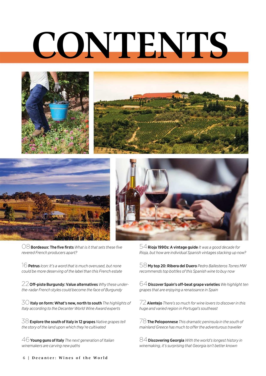 Decanter Bookazine Preview Pages