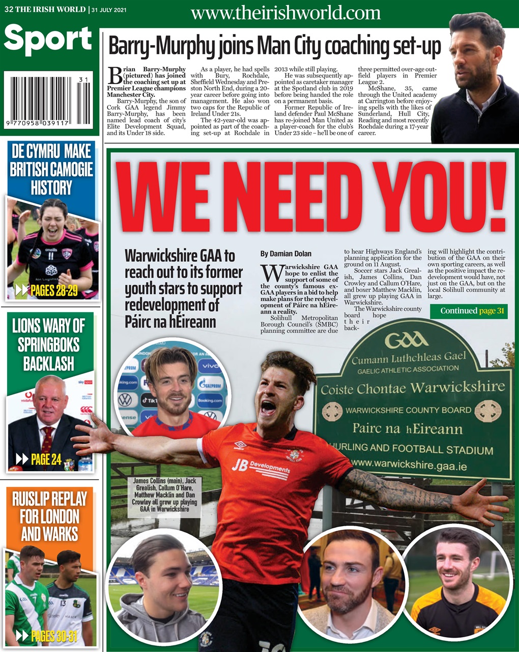 Irish World Preview Pages