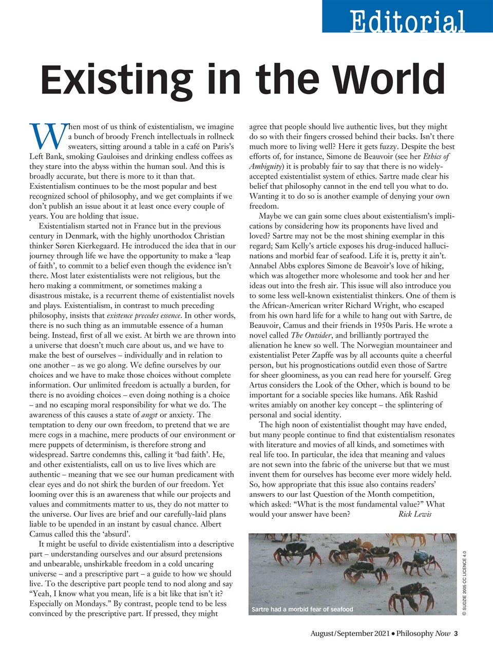 Philosophy Now Preview Pages