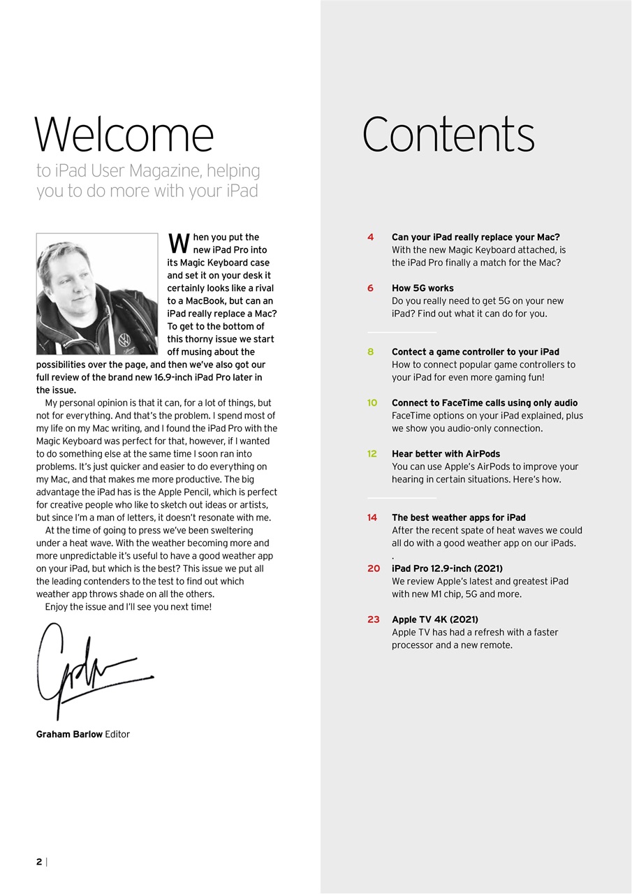 iPad User Preview Pages