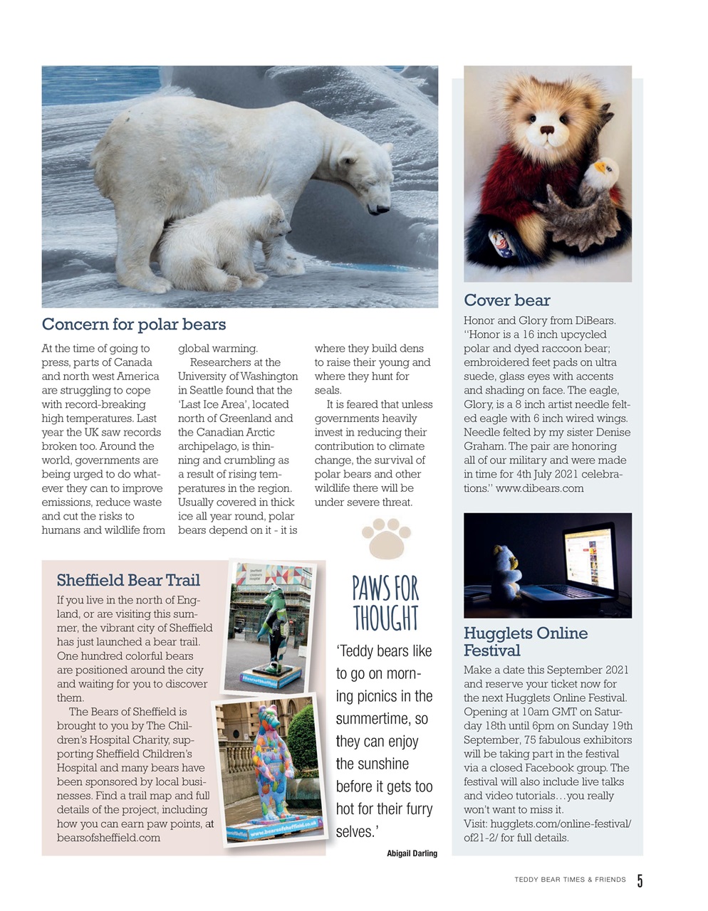 Teddy Bear Times Preview Pages