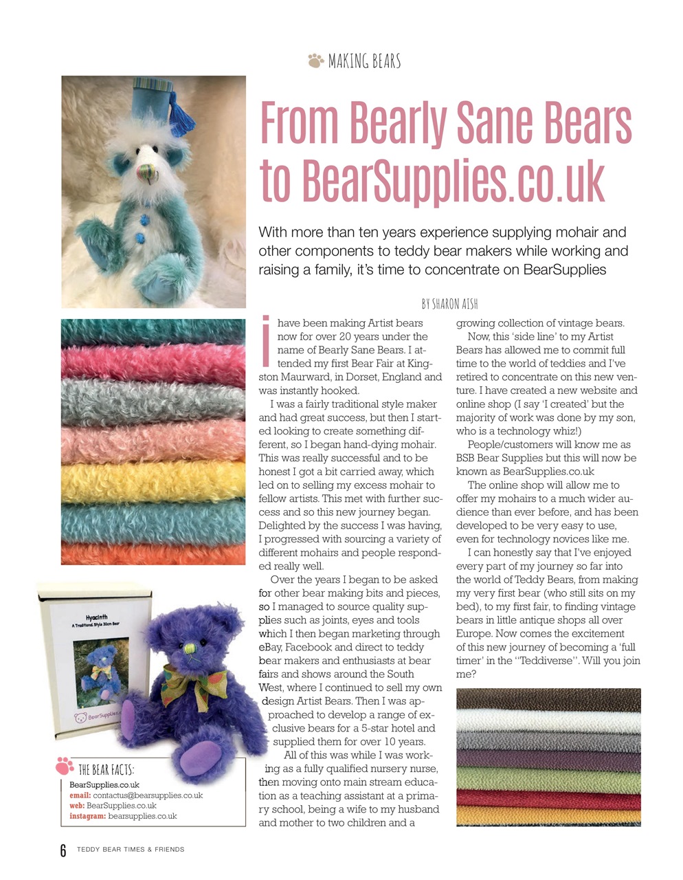 Teddy Bear Times Preview Pages