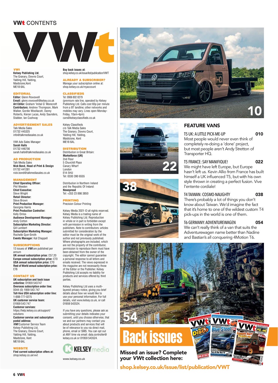 VWt Magazine Preview Pages