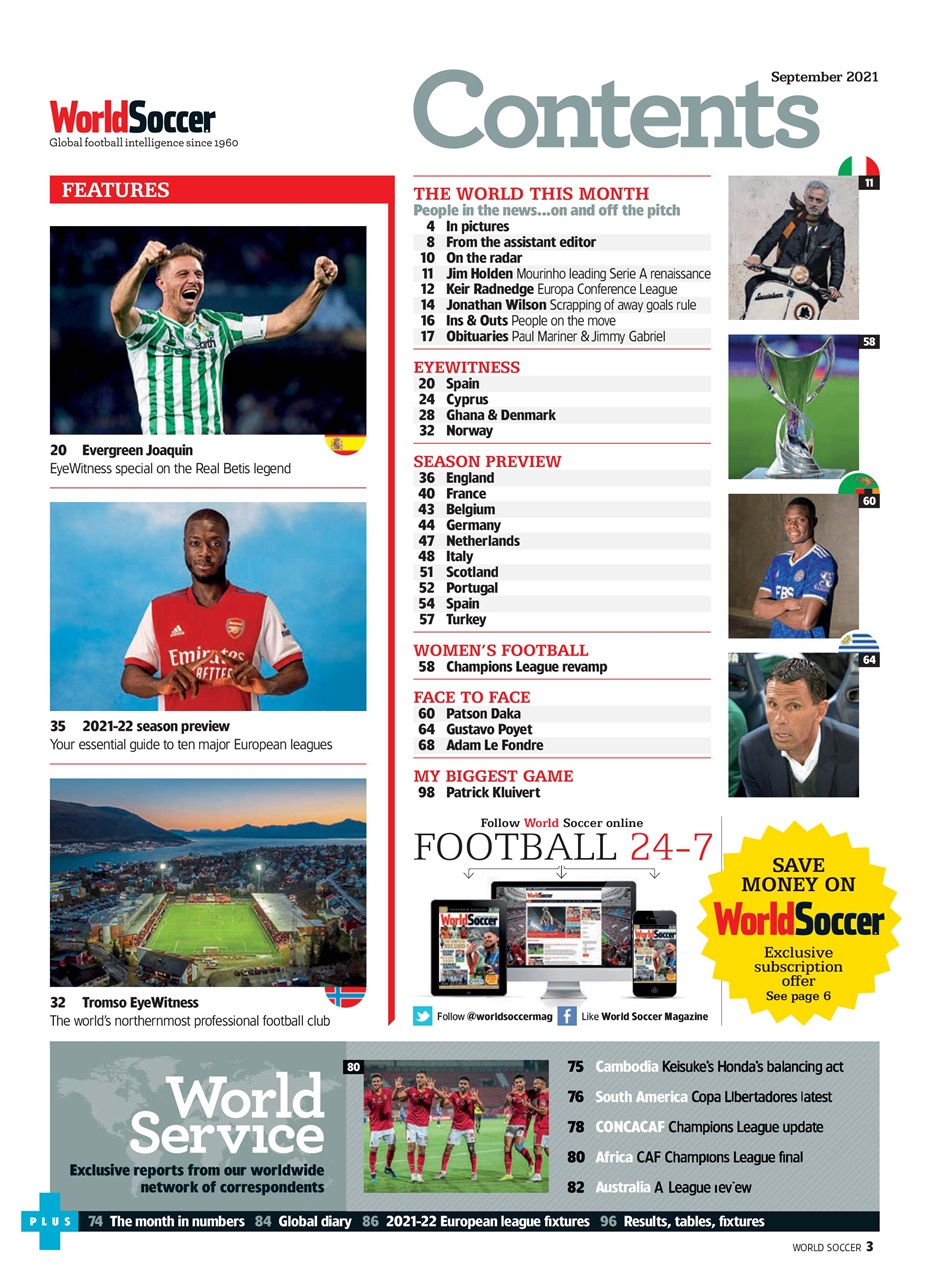 World Soccer Preview Pages
