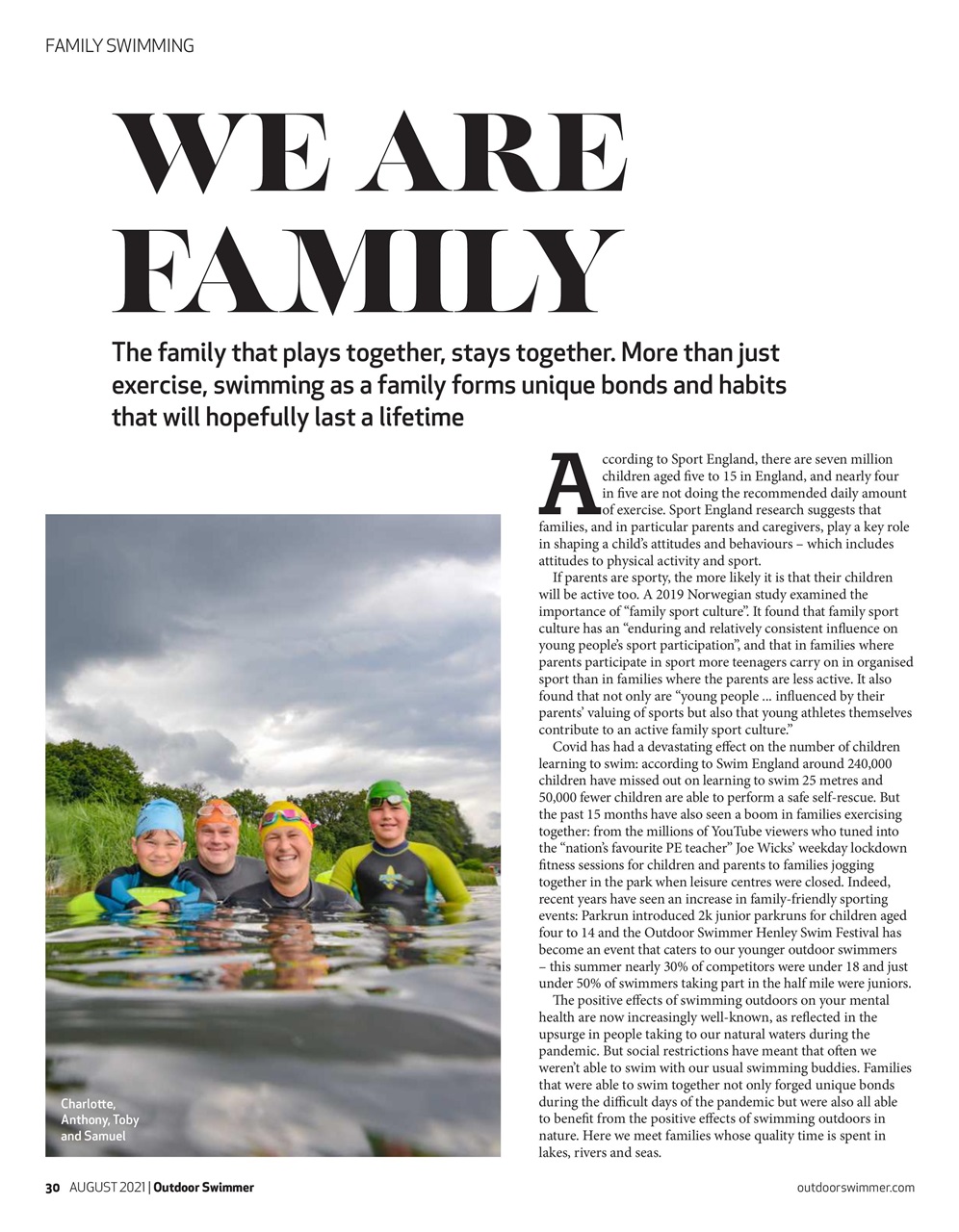 Outdoor Swimmer Preview Pages