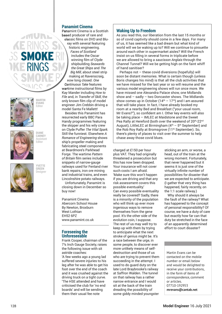 Model Engineer Preview Pages