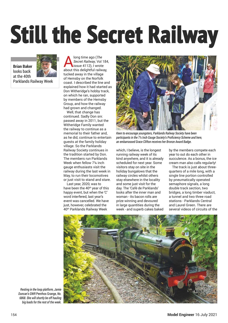 Model Engineer Preview Pages