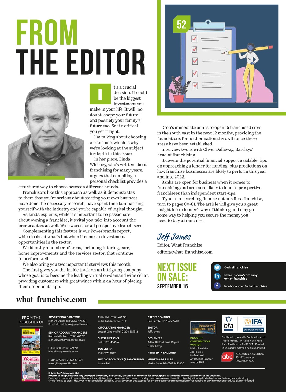 What Franchise Preview Pages