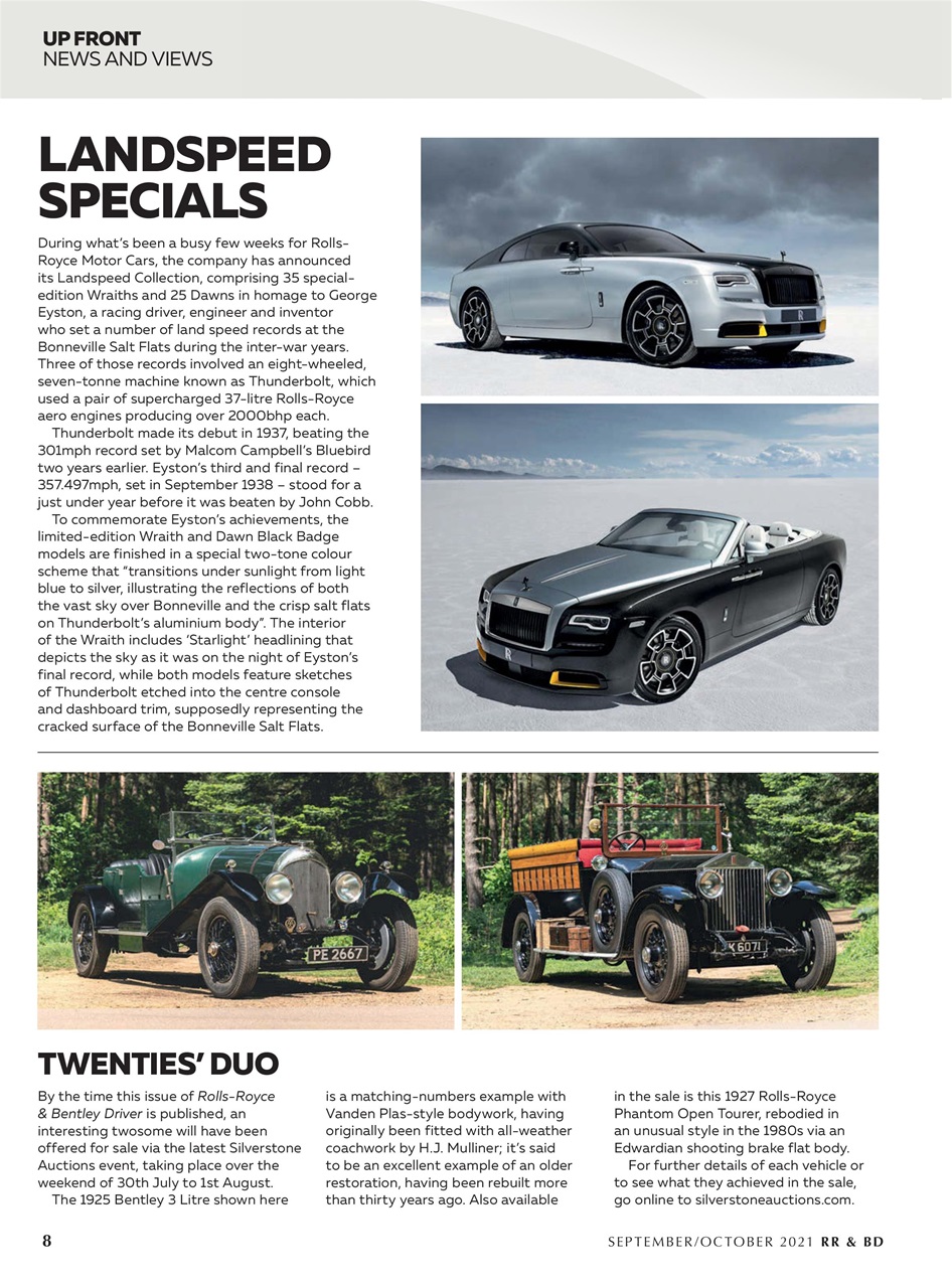 Rolls-Royce & Bentley Driver Preview Pages