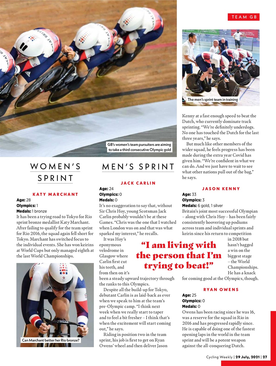 Cycling Weekly Preview Pages