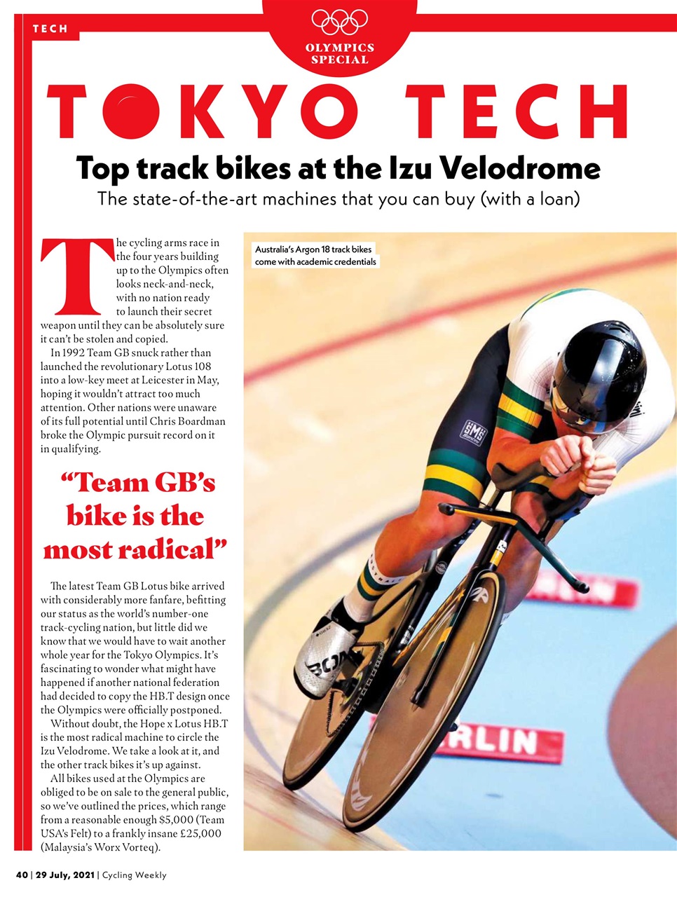 Cycling Weekly Preview Pages