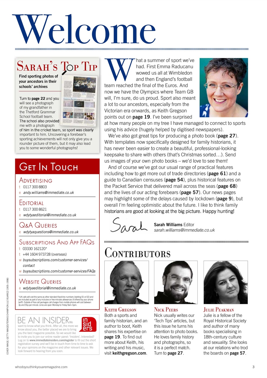 Who Do You Think You Are? Preview Pages