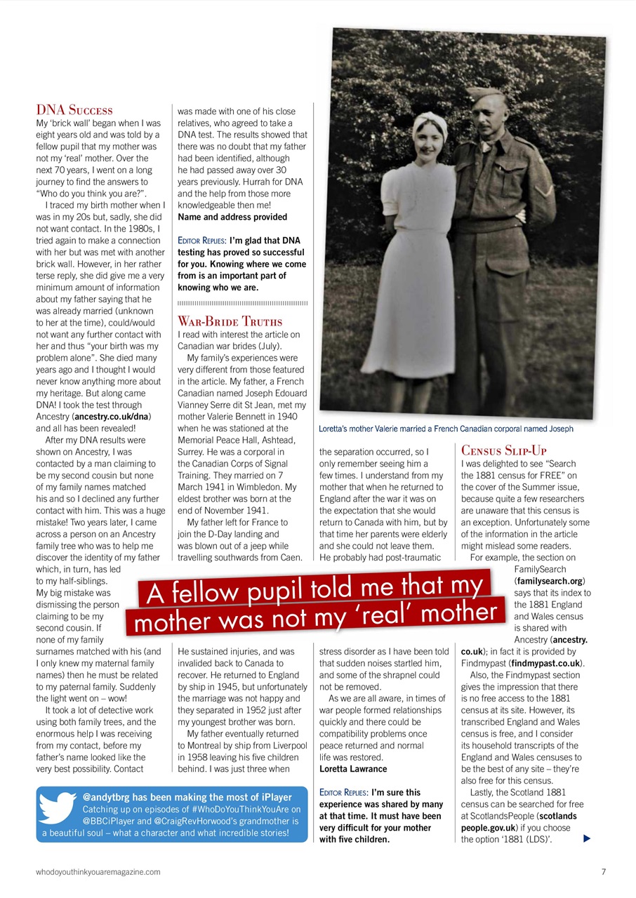 Who Do You Think You Are? Preview Pages