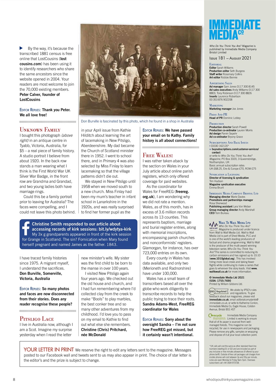 Who Do You Think You Are? Preview Pages