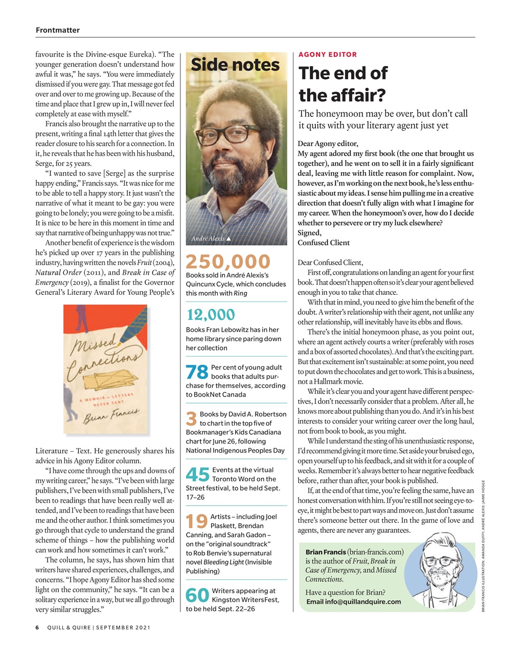 Quill & Quire Preview Pages