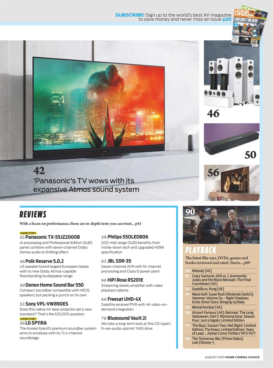 Home Cinema Choice Preview Pages