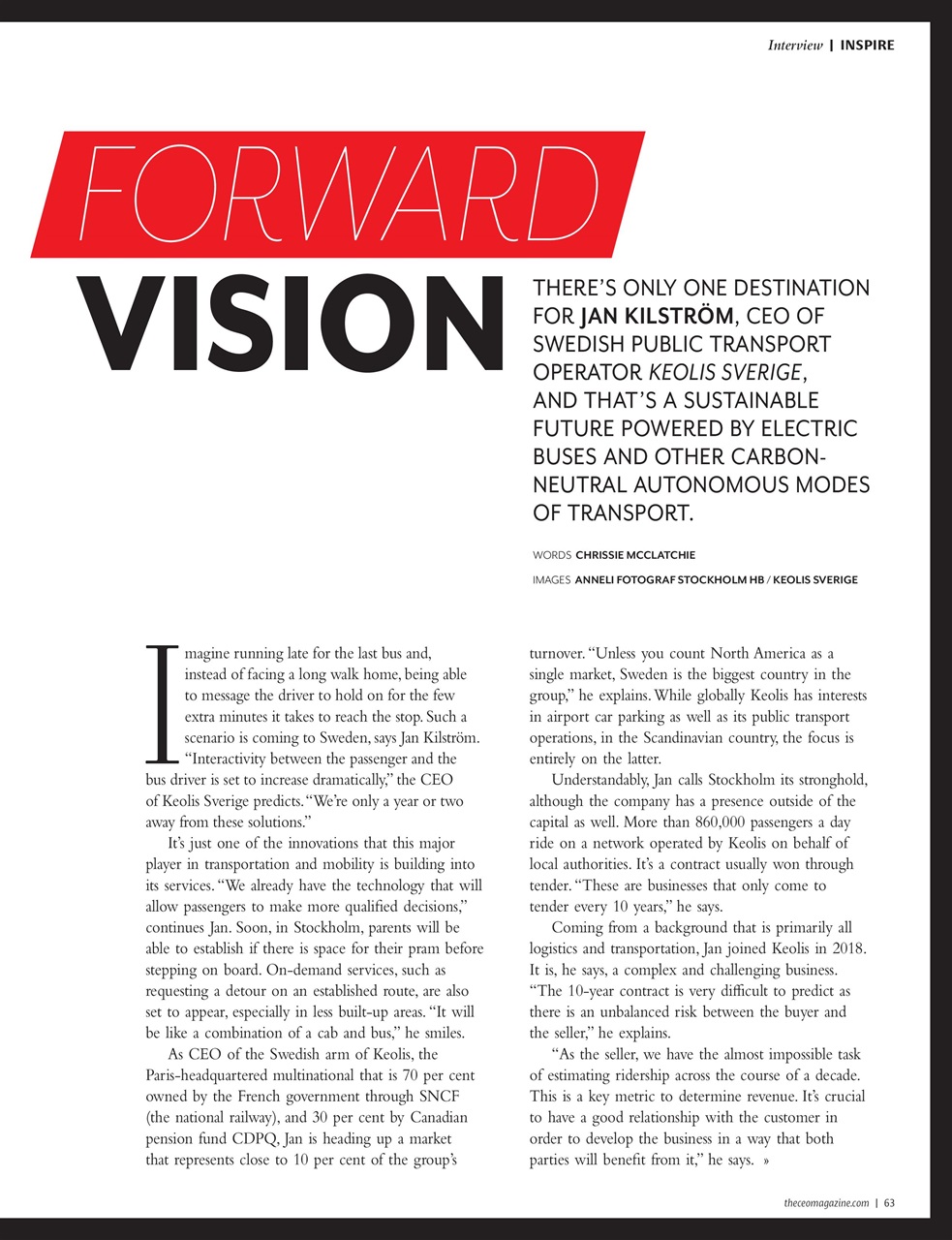 The CEO Magazine EMEA Preview Pages
