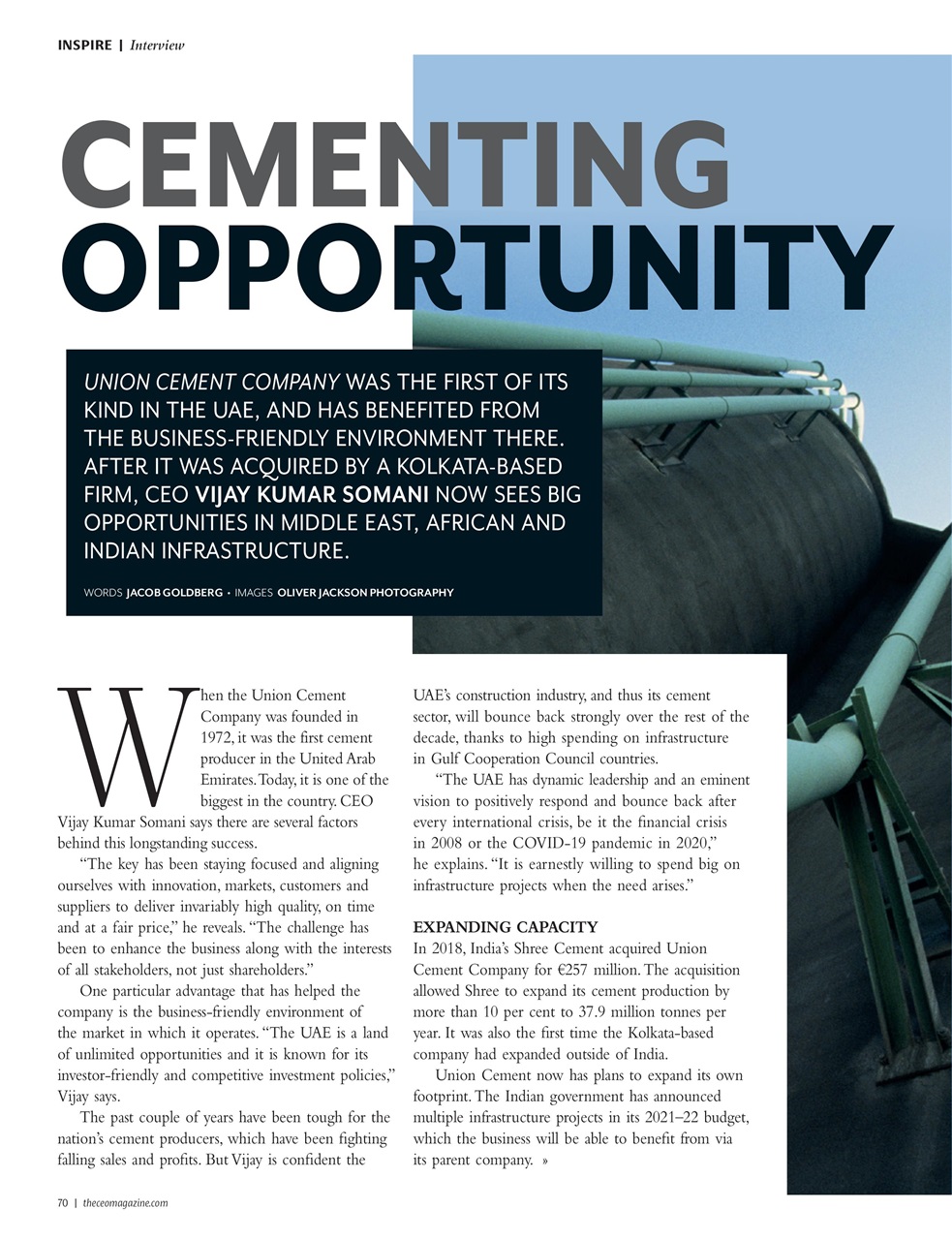 The CEO Magazine EMEA Preview Pages