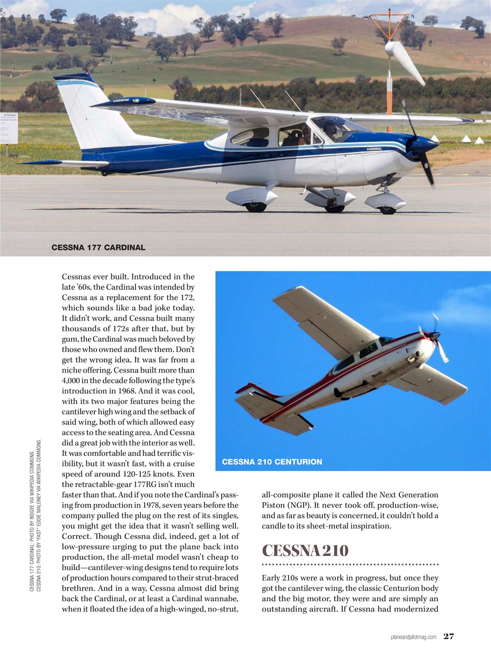 Plane & Pilot Preview Pages