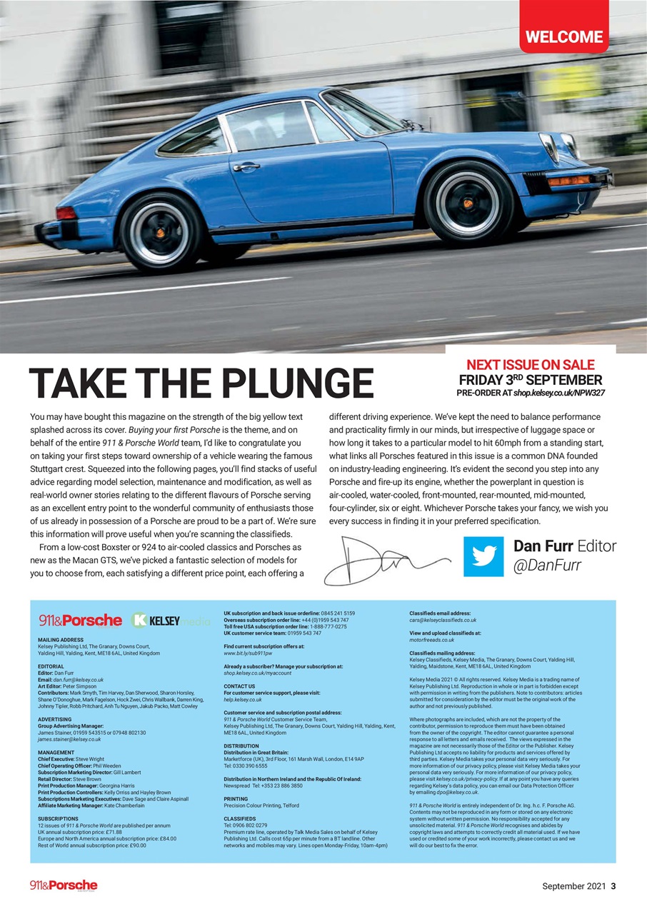911 & Porsche World Preview Pages