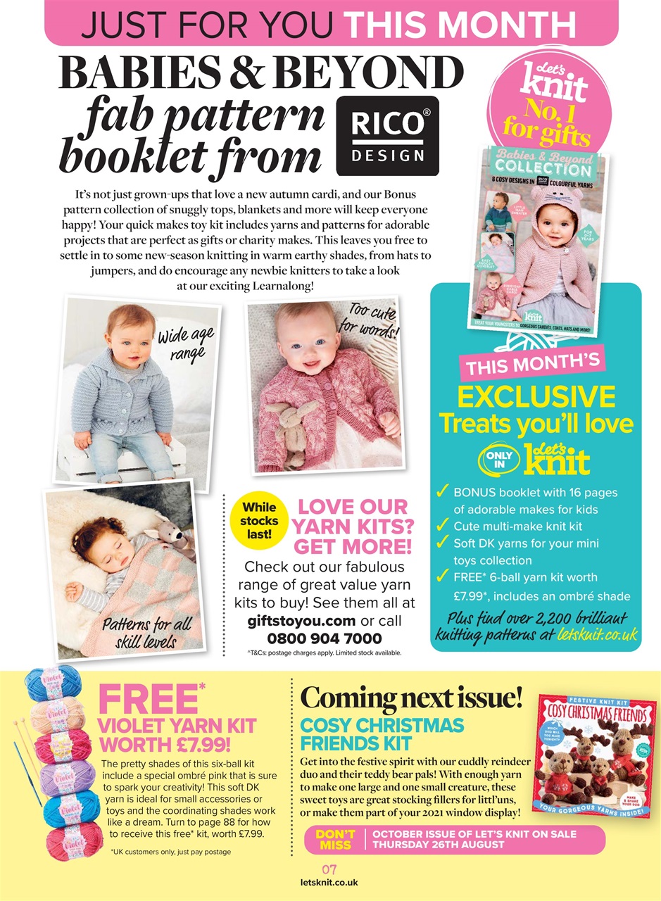 Let's Knit Preview Pages