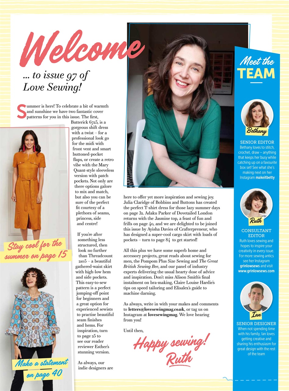 Love Sewing Preview Pages